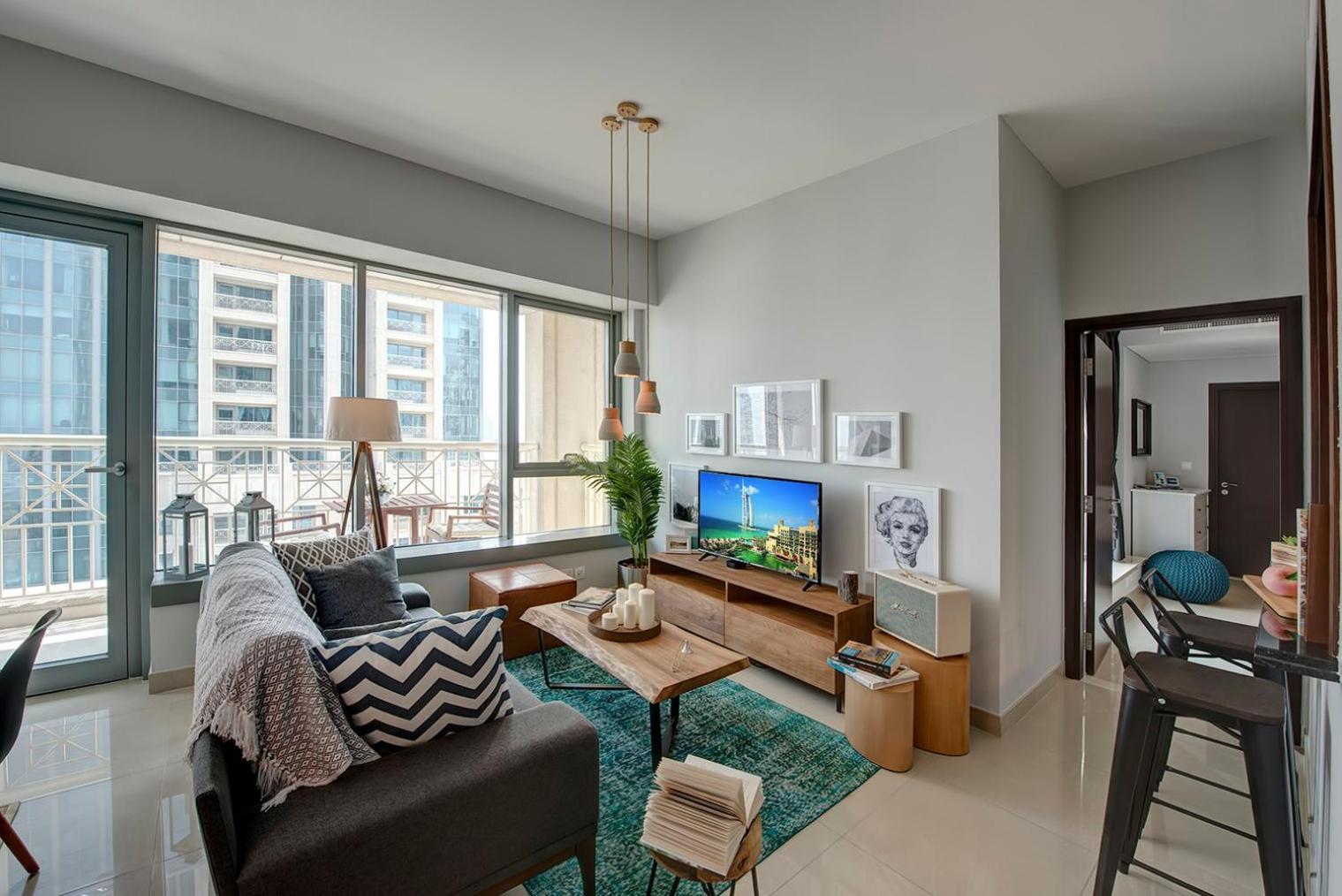 Apartment Blueground Downtown Burj Khalifa View Pool Dxb-138